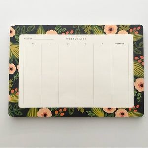 Rifle Paper Co Weekly Desk Pad